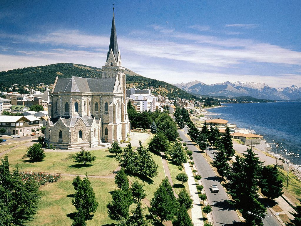 Nahuel Huapi Lake and Cathedral, Bariloche, Argentina